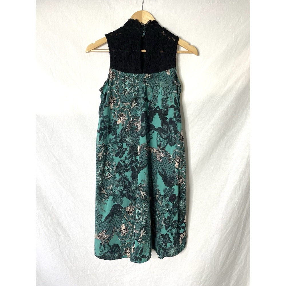 Maeve Anthropologie Dress Womens Extra Small XS Lace Neckline - Picture 3 of 15